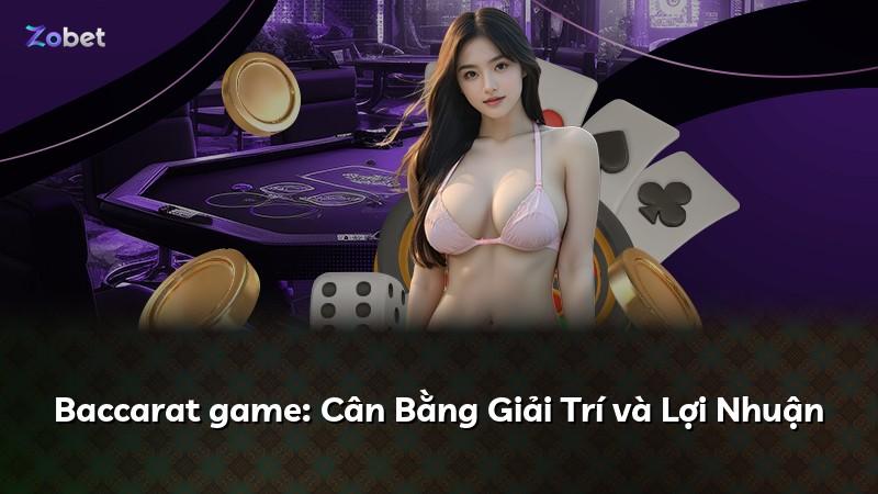 Baccarat game: Cân Bằng Giải Trí và Lợi Nhuận