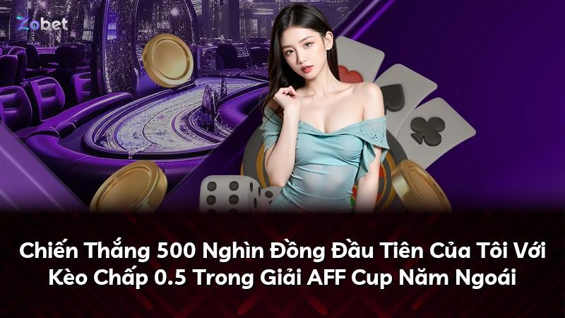 Chiến Thắng 500 Nghìn Đồng Đầu Tiên Của Tôi Với Kèo Chấp 0.5 Trong Giải AFF Cup Năm Ngoái