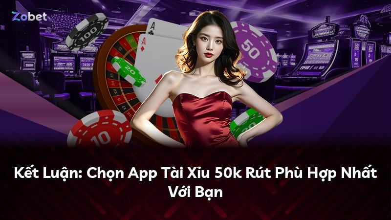 Kết Luận: Chọn App Tài Xỉu 50k Rút Phù Hợp Nhất Với Bạn